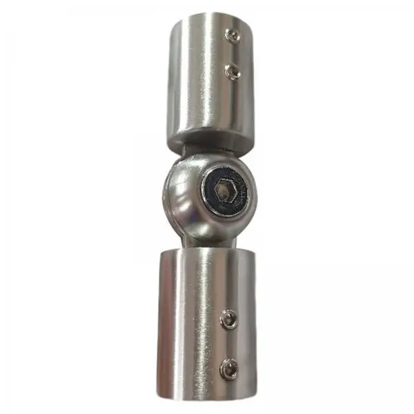 Adjustable Stainless Steel Rod Connector Universal Elbow for Curtain Rod Holder Brackets Bay Window Corners