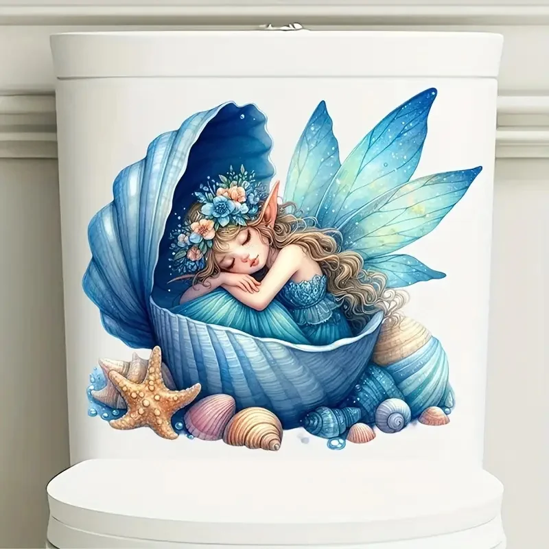 

Summer Sea Elf Wall Stickers Decoration for Living Room, Bedroom, and Home Decor Wall Decals Self-Adhesive