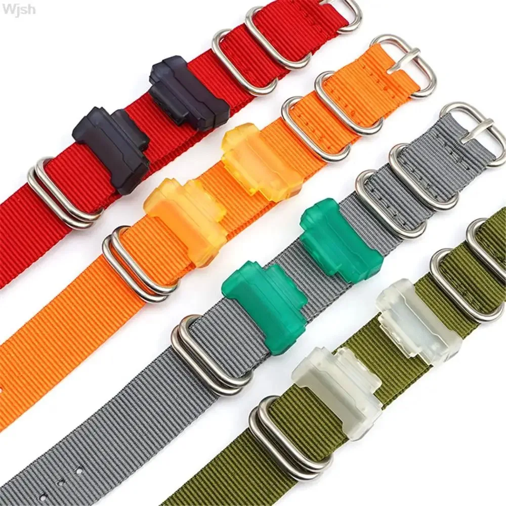 16mm Solid TPU Adapters Connector or Casio G-SHOCK GA-110 GA-100 GD-100 DW-5600 6900 Refit Kit Watch Connector Accessories
