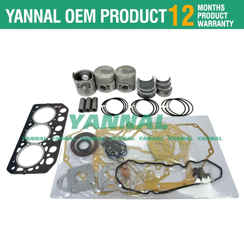 S3L S3L2-Y1 Overhaul Rebuild Kit For Mitsubishi Engine MM25T MM30CR MM30T Loader