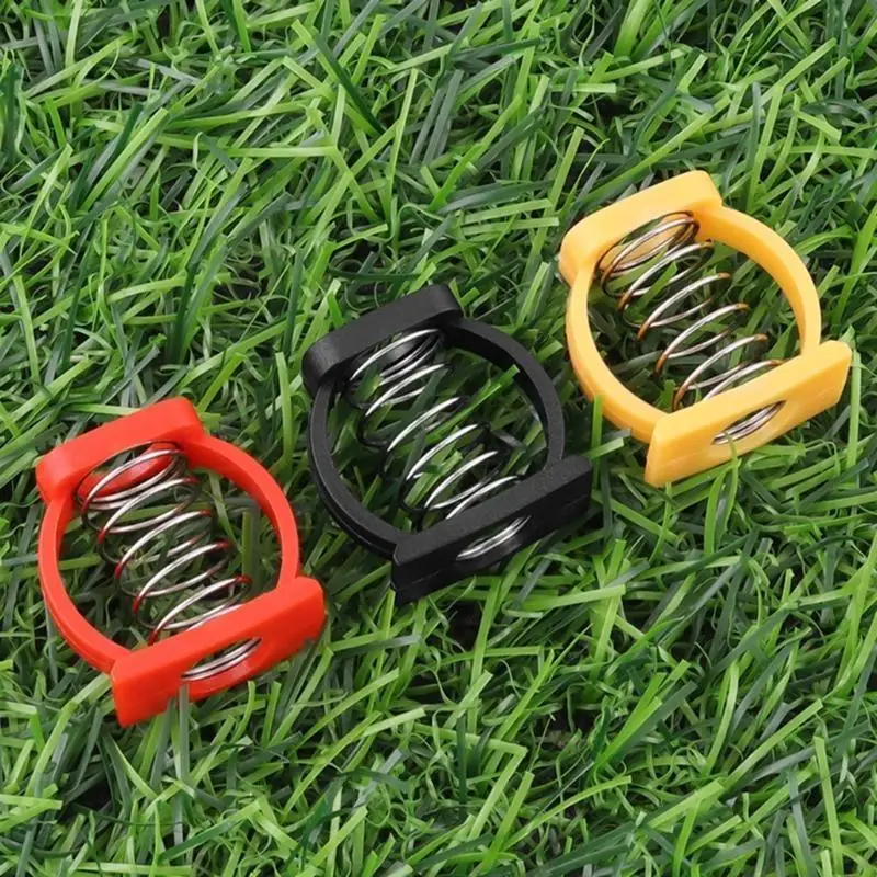 

31BE 2pcBike Handle Spring Clip Stability Comfortable Spring Clip Hinge Clamp Spring