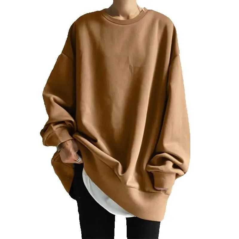 

New Sweater 2025 Winter Temperament Women's Pullover Round Neck Loose Women's Sweater