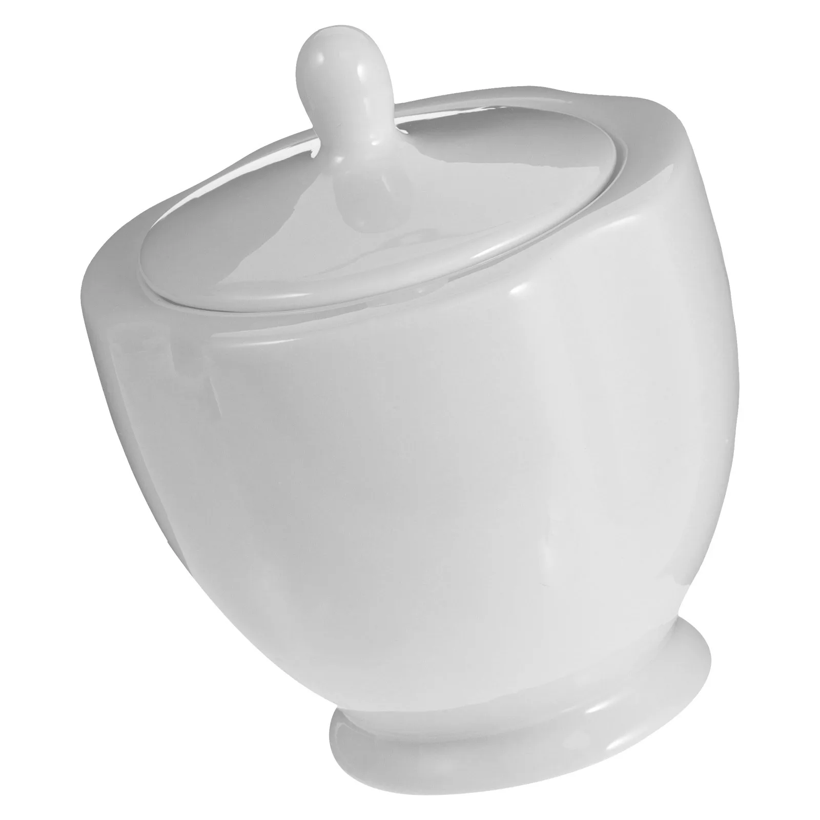 

French Style Sugar Jar Ceramic Condiment Container with Lid for Kitchen Coffee Shop Candy Chocolate Snack Serving Storage