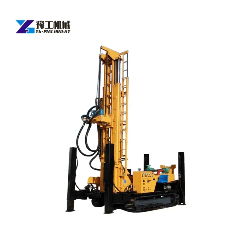 YG Air Compressor Diamond Blast Hole Drill Rig Price Hydraulic Head Rotary 100m Borehole Water Well Drilling Rig Machine for US