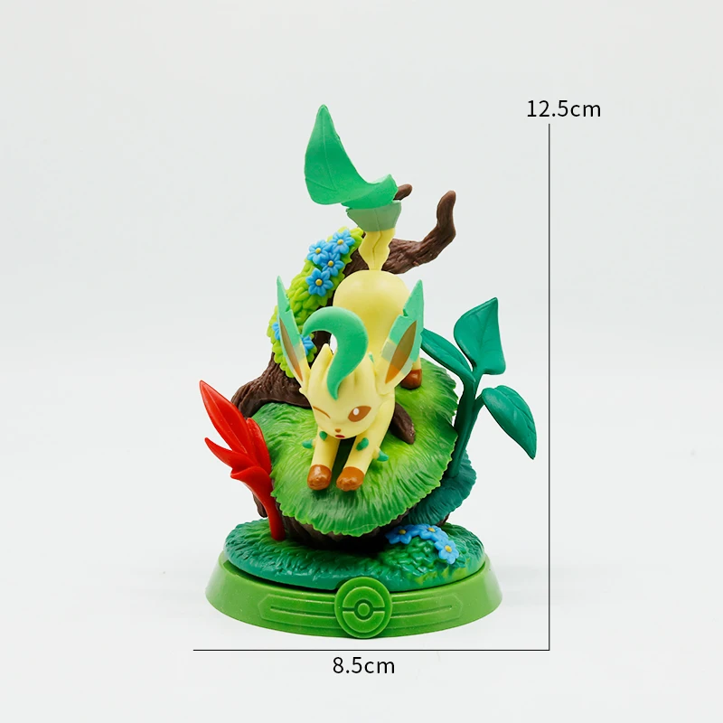 1/9 Stück Pokemon-Figur Spielzeug Eevee Sylveon Glaceon Leafeon Vaporeon Jolteon Umbreon Actionfigur Desktop-Ornamente Modelle – Detail 6