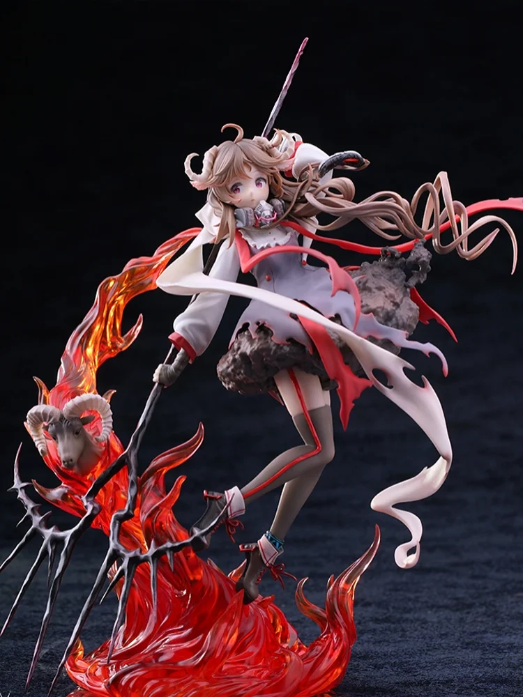 

29cm Anime GK Statue Arknights Eyjafjalla Woolly Lamb Ver. Collectible PVC Figure Desktop Display Model for Fans