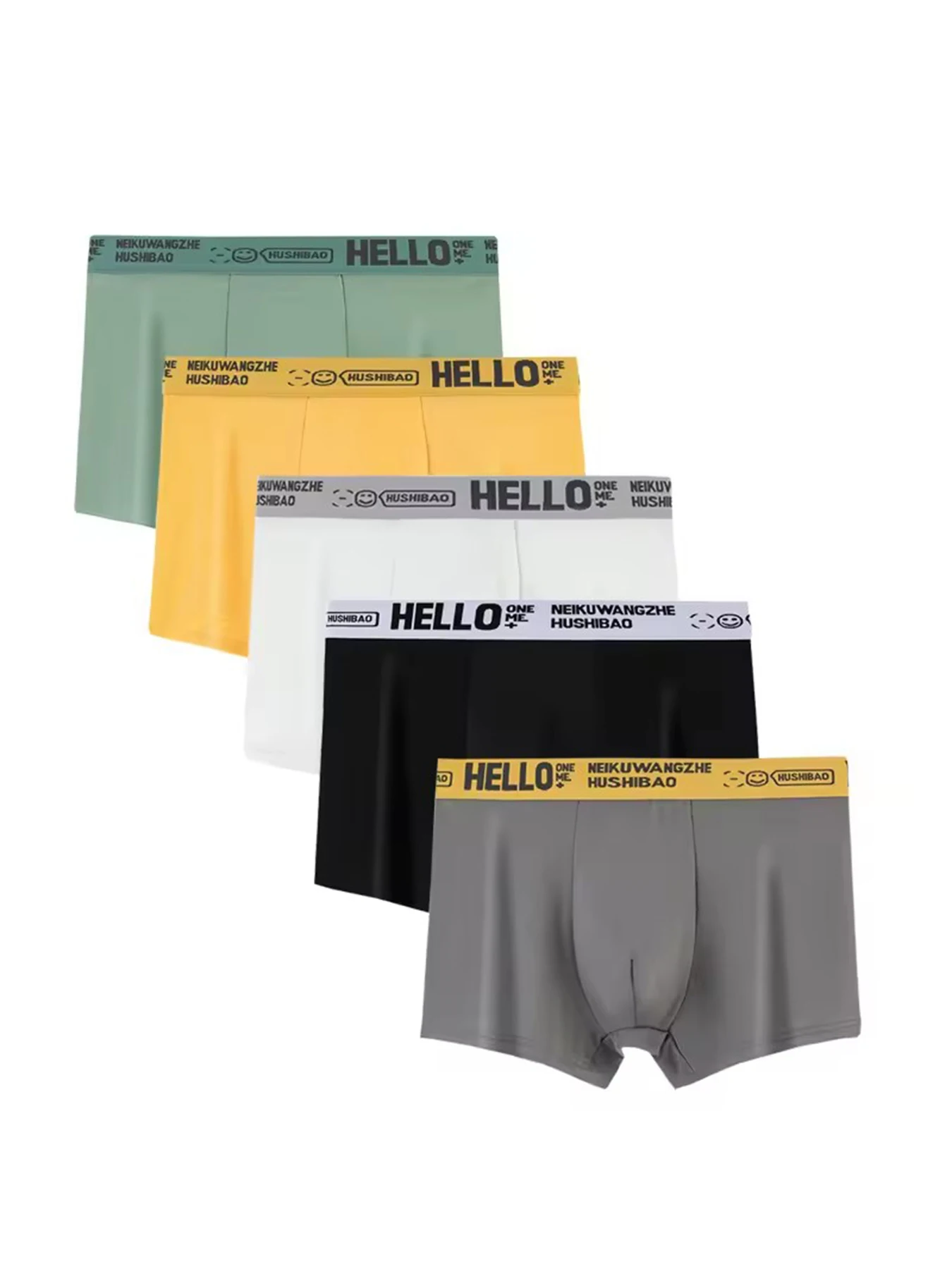 5pcs/set Men Underwear Teenagers To Adults BoyBoxers Sexy Underpants Comfortable Breathable Fashion Boys Panties Boxershorts Men