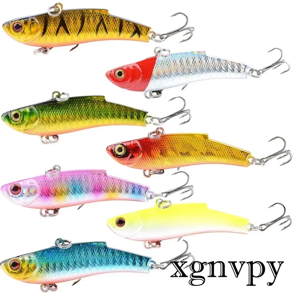 xgnvpy VIB Long Cast Luya Bait Lead Block 7cm 17g Hard Bionic Fishing Outdoor Mandarin Fish Lure