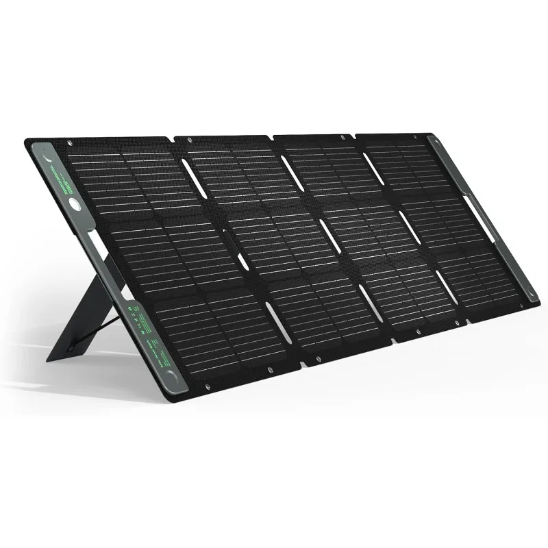 120W Portable Solar Panel for 300/500/1000/1500W Power Station, Foldable Solar Charger with Ajustable Kickstand