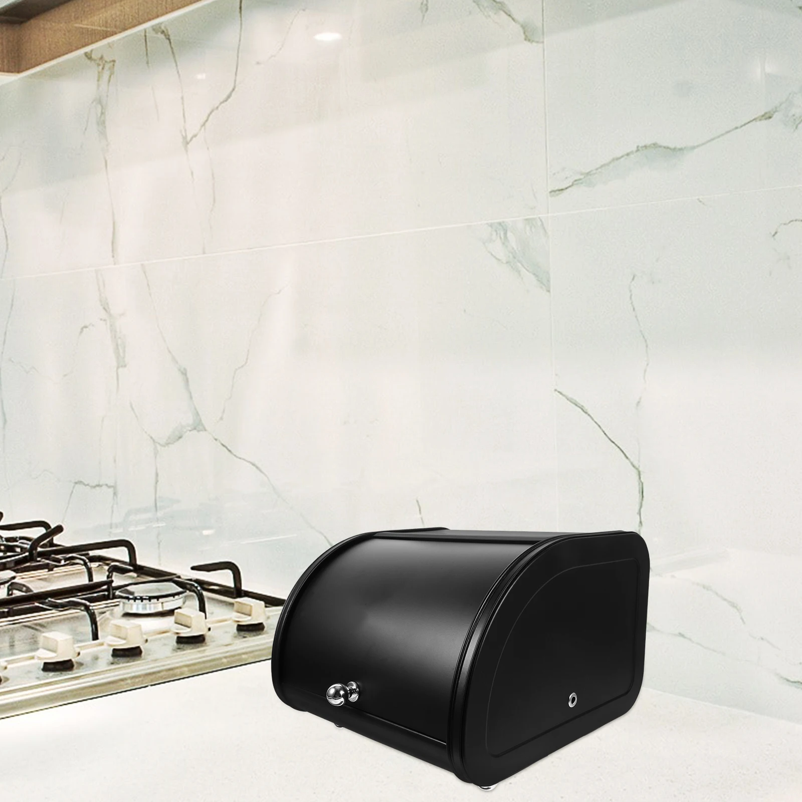 

Retro Metal Box Carbon Steel Kitchen Storage Container Lid Snacks Fruits Utensils Household Bakery Coffee Shop Desktop Food