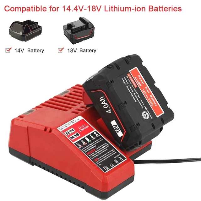 Milwaukee m18 4.0 battery charger best sale