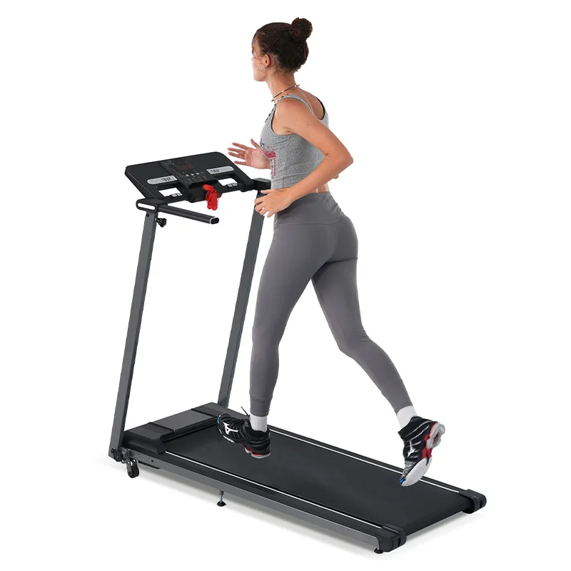 Folding Ultra-quiet Slimming Walking Machine, Mechanical Treadmill , Household Indoor Office Small Treadmill，LED Display Screen