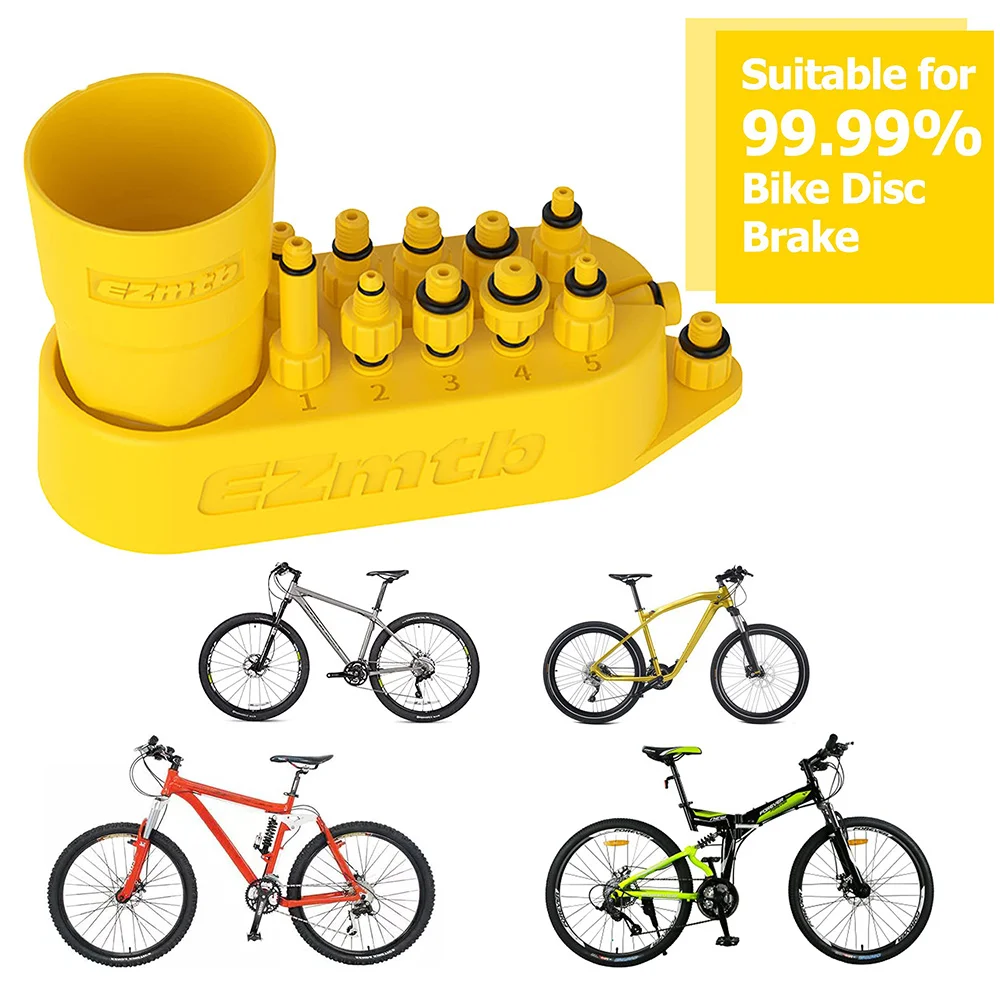 Universelles Fahrrad-Hydraulikbremsen-Entlüftungsset für Mineralöl, MTB- und Rennrad-Ölbefüllungs-Werkzeuge mit Adaptern – Detail 4