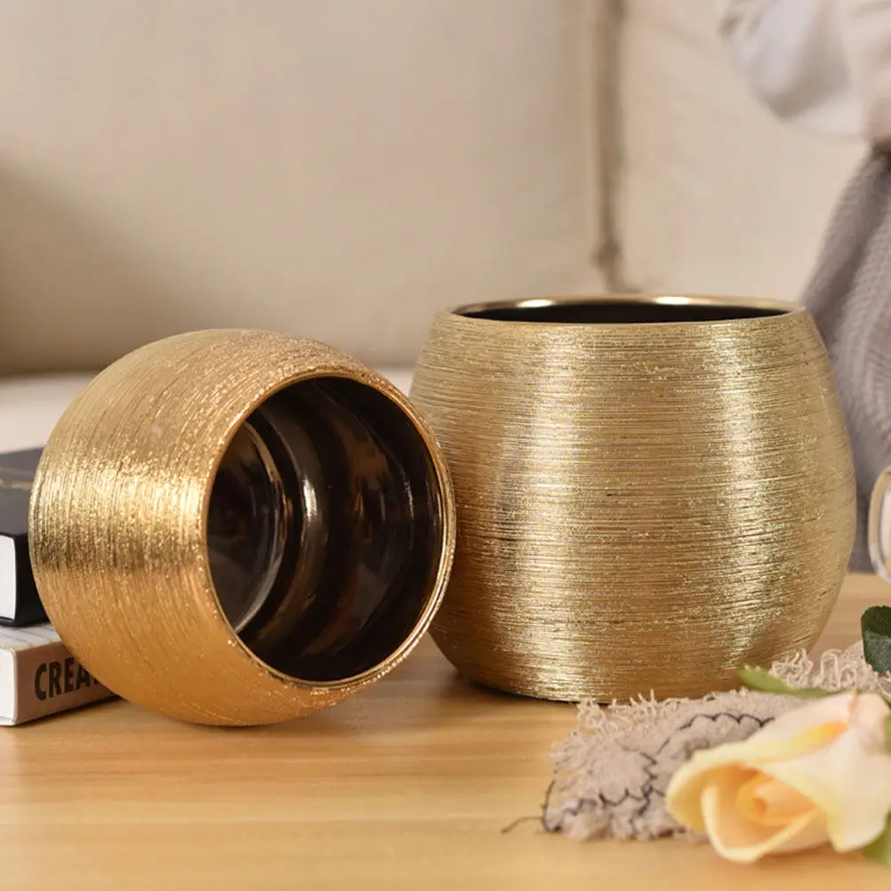 

1 шт. Премиальный керамический горшок для суккулентов, многоразовый цветочный горшок для небольших цветов, для комнатных растений, декоративный, незаменимый для садоводства