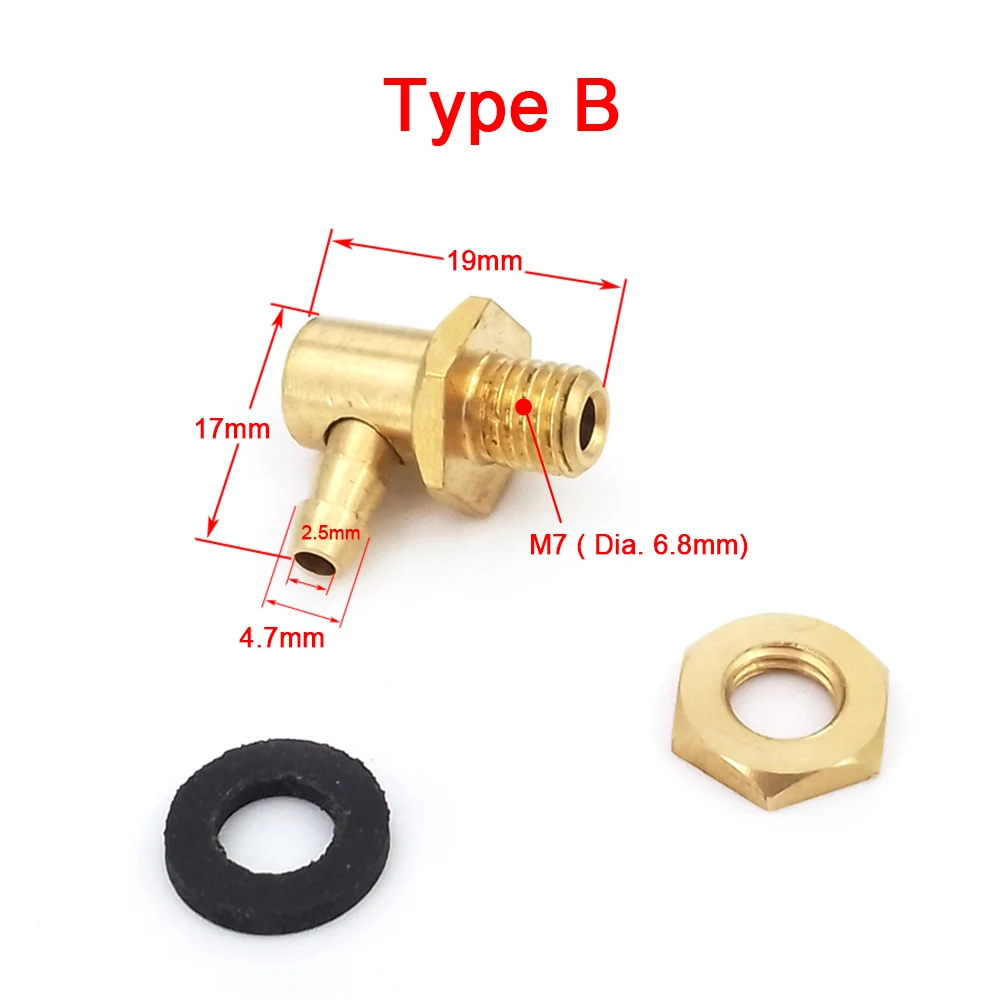 JOROBURO Réservoir de Carburant RC, Réservoir de Carburant à Essence pour Moteur Rc, Accessoires de Modèle Télécommandé, Avion Télécommandé, 260-1500 ML, Entrée 4,5 Mm, Sortie 5 Mm,(1000ml