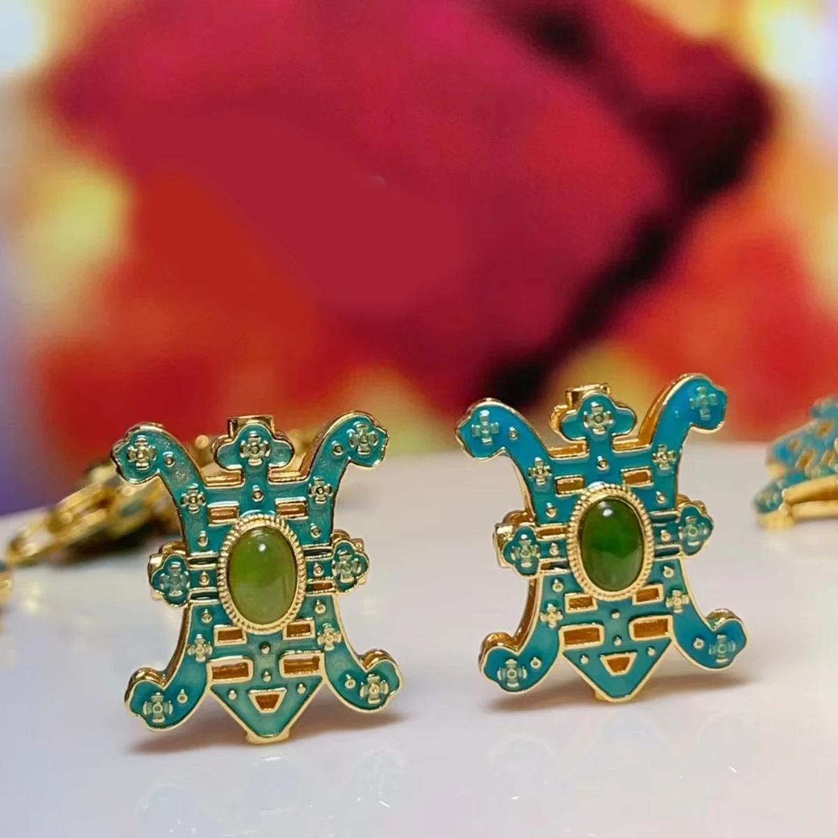 5pcs New Natural Stone Pendant Charms Mystic Guardian Gem Healing Pendant for Making DIY Jewelry Necklace Accessories 19x22mm