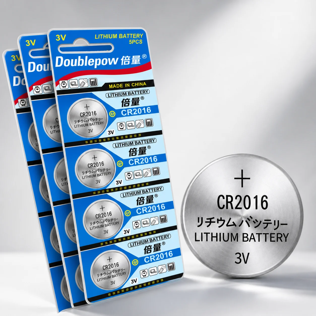 CR2016 3V Lithium Coin Cell Button Batteries 2-50PCS Replacement for Watch and Electronic Devices DL2016 BR2016