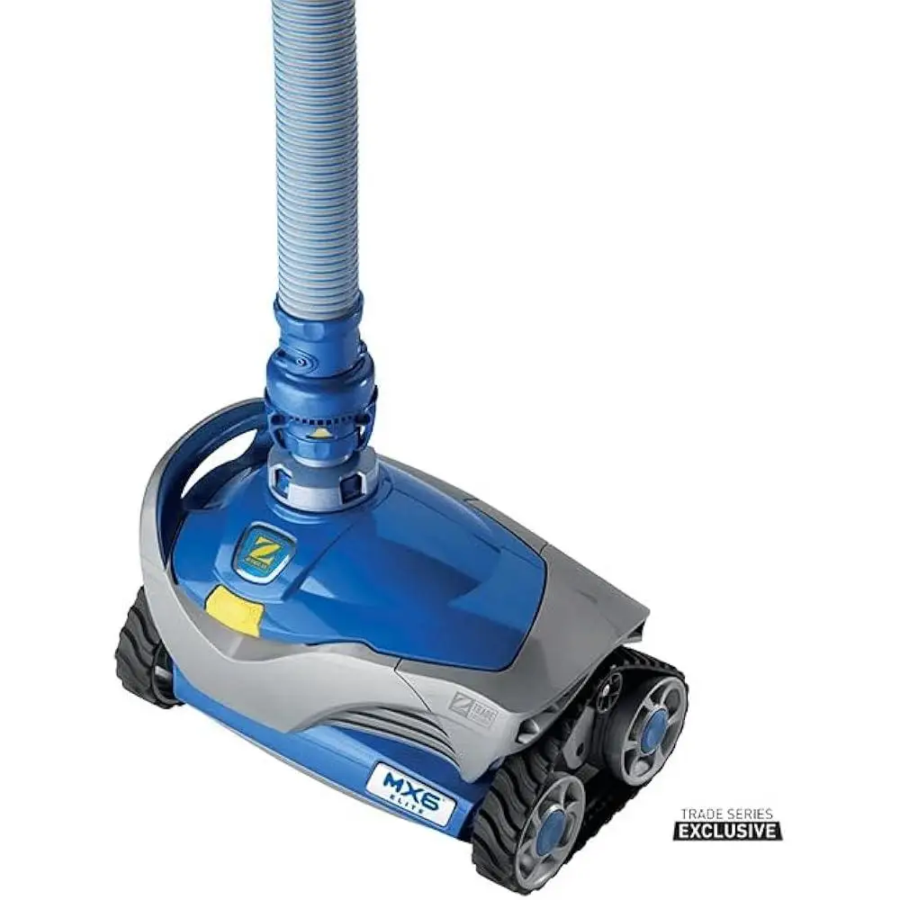 Automatic Micro-Clean Pool Cleaner with Removable Filter Durable Design Efficient Scrubbing and Vacuuming In-Ground Pools