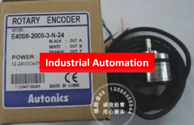 AUTONICS NEW E40S6-2000-3-N-24 increamental export rotary encoder