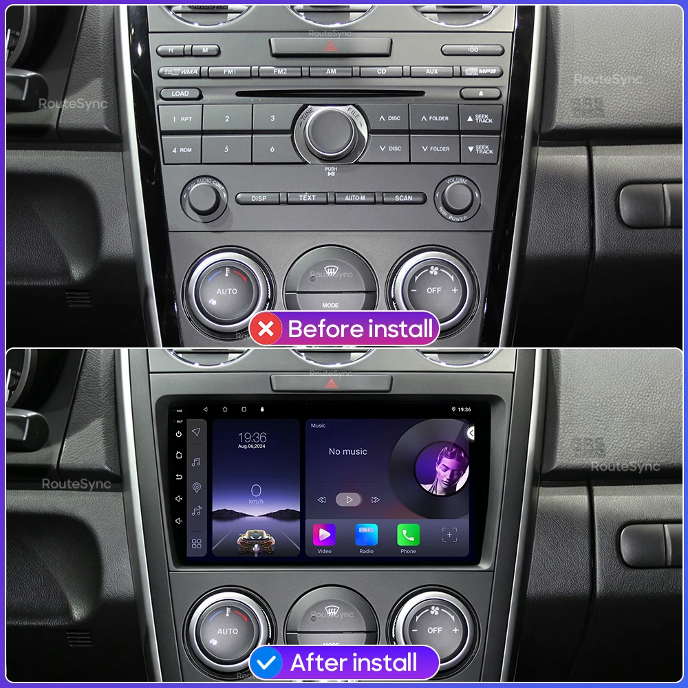 Car Multimedia Player For Mazda CX7 CX-7 CX 7 ER 2009 - 2012 Android 16 Radio Carplay Auto 2din GPS Navigation Stereo Video WIFI