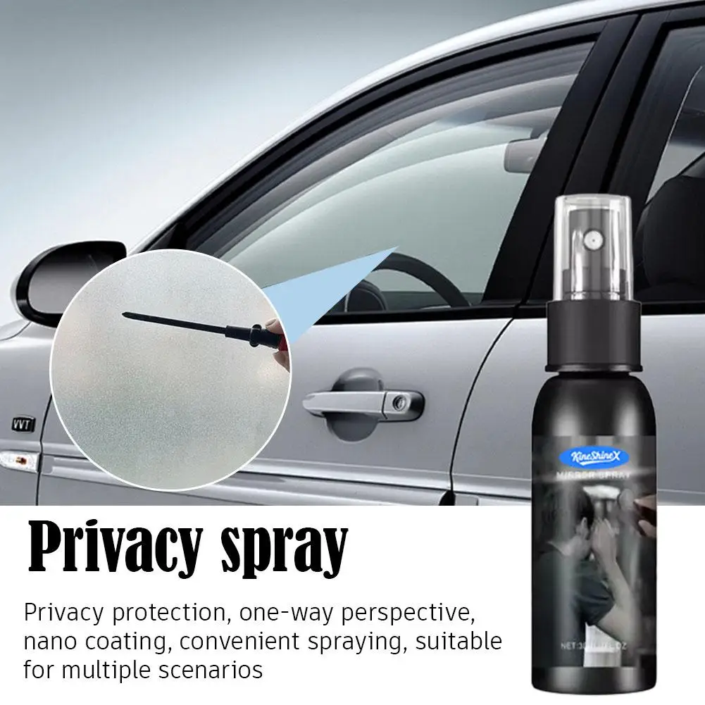 Car Windshield Anti Spray One-way Visible For Privacy Protection Anti-peeping Stain & Dust Removal Fits All Glass Types New U8I1