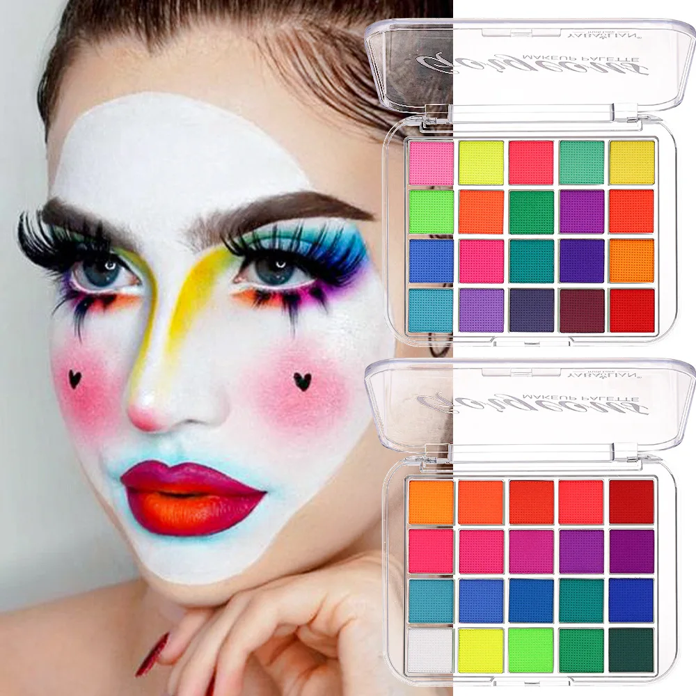 2Tanning Beauty Body Face Painting Face Color Eye Shadow Easy To Clean Makeup Paint Festival Acrylic Paint Halloween Wholesale