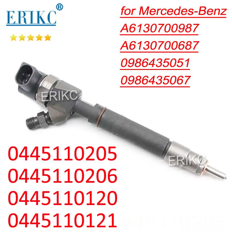 

A6130700987 Inyector Nozzle 0445110205 0445110206 Diesel Fuel Injector 0445110120 0445110121 for Bosch Mercedes-Benz A6130700687