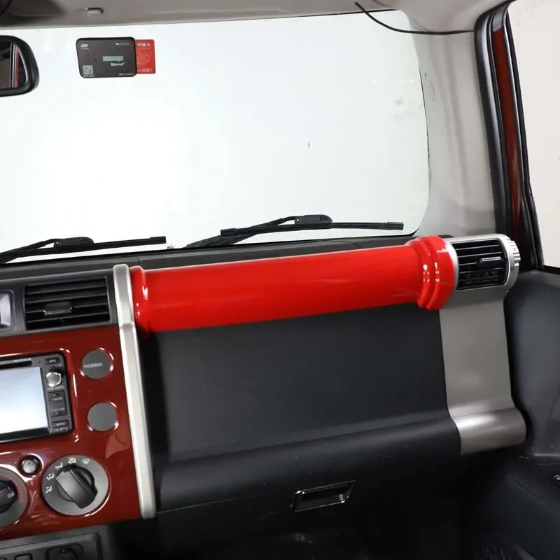 

For 2007-2021 Toyota FJ Cruiser ABS Carbon Fiber Car Modeling Car Dashboard Cylindrical Decorative Strip Sticker Auto Parts