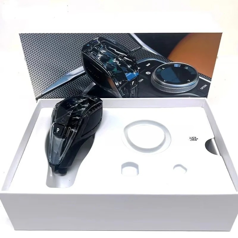 

Carbon Fiber Crystal Gear Shift Knob Lever Handball for BMW G20 G01 G02 G05 G06 G07 G12 G14 G15 G20 21 G28