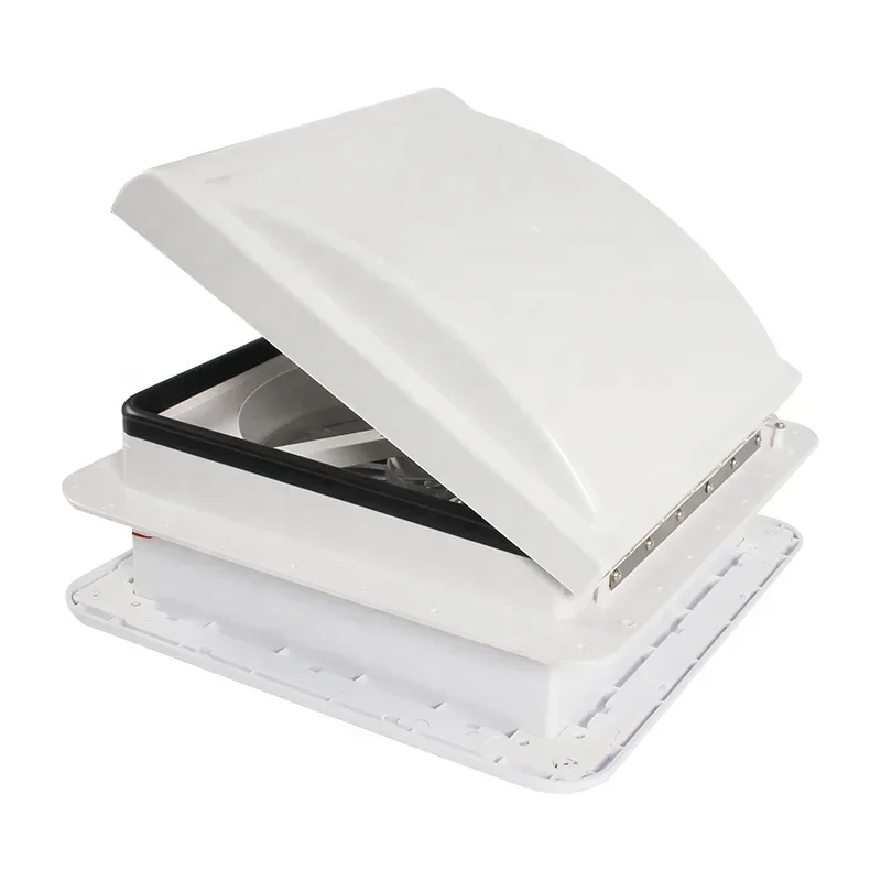 

OEM 14'' DC12V 340MM Electric Control 6 Speeds Adjustable With LED Light Control Panel Rain Sensor Caravan Camper RV Vent