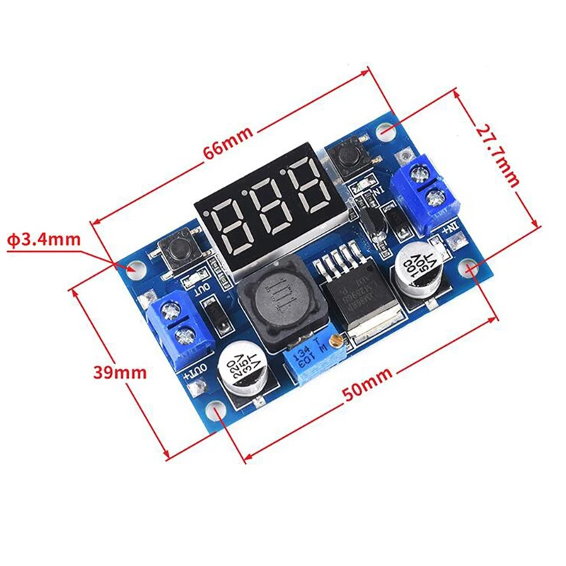 High Quality 3A Adjustable DC-DC LM2596 LM2596S input 4V-35V Output 1.23V-30V dc-dc Step-down Power Supply Regulator module