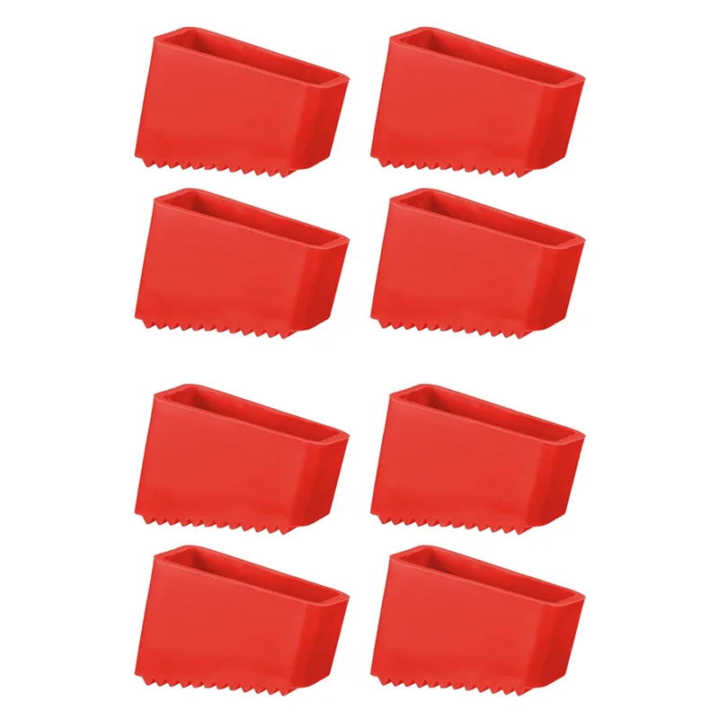 8 Uds. Cubiertas para pies de escalera, cubiertas versátiles para patas de escalera, almohadillas antideslizantes para escaleras, almohadilla de goma para pies, funda aislante para pies