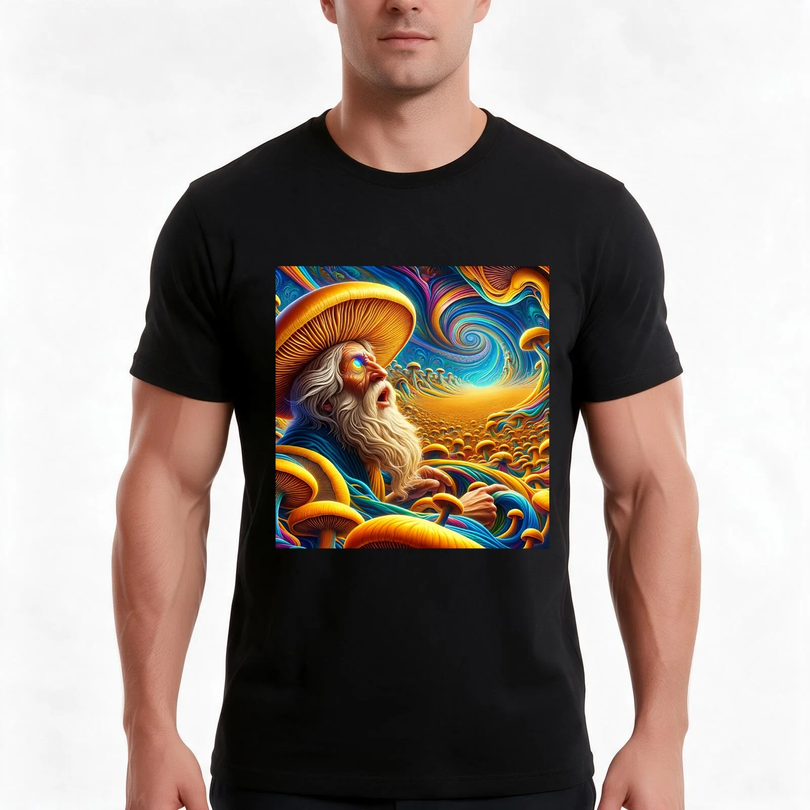 Admiring the sky during a day trip T-Shirt, Summer Casual Cotton Tee, Oversized Streetwear Tops, Vintage Graphic Print