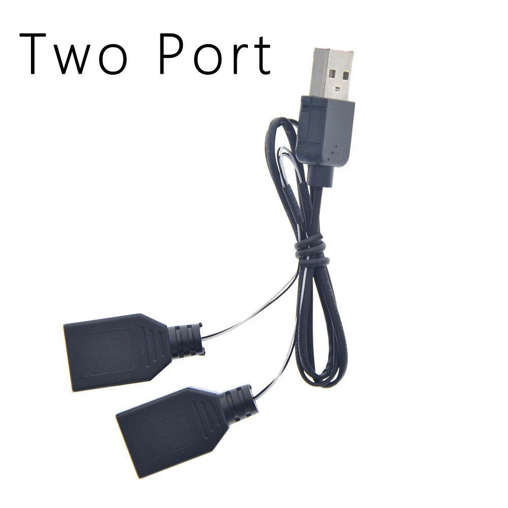 High Quality Light Accessories Black One to Seven USB Port for Led Light Kit