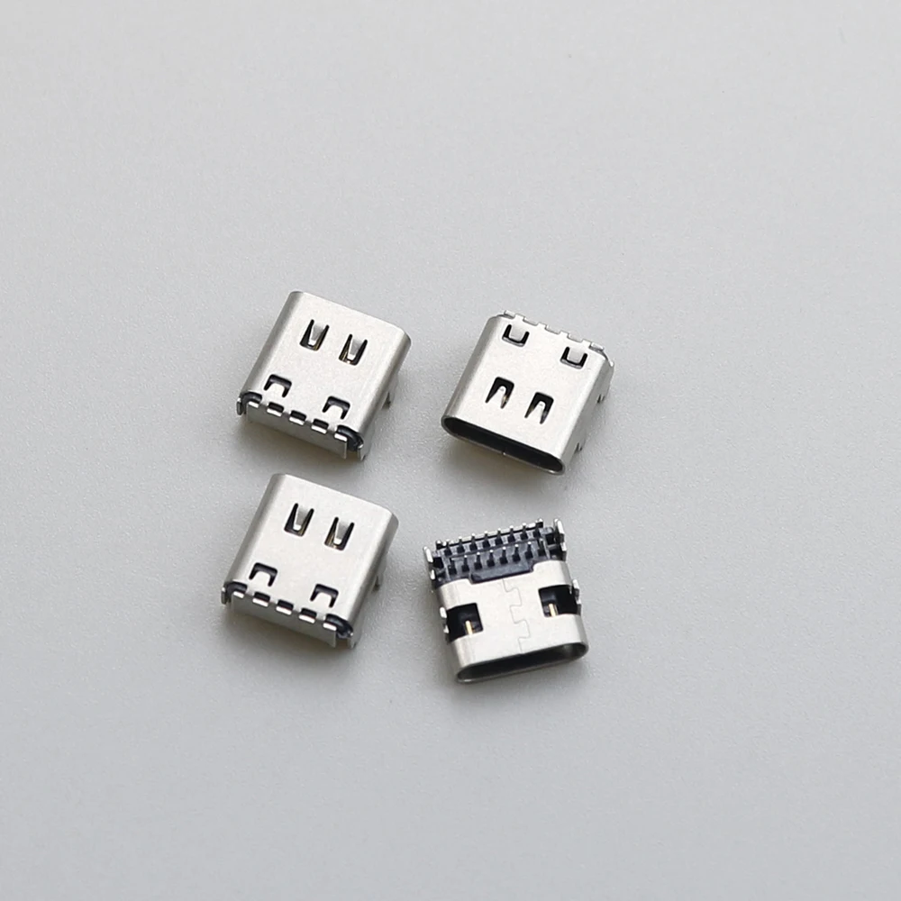 2-50pcs 16pin Micro Type-C USB Connector Port For JBL Charge 4 USB C Power Charging Jack Socket USB-C Female