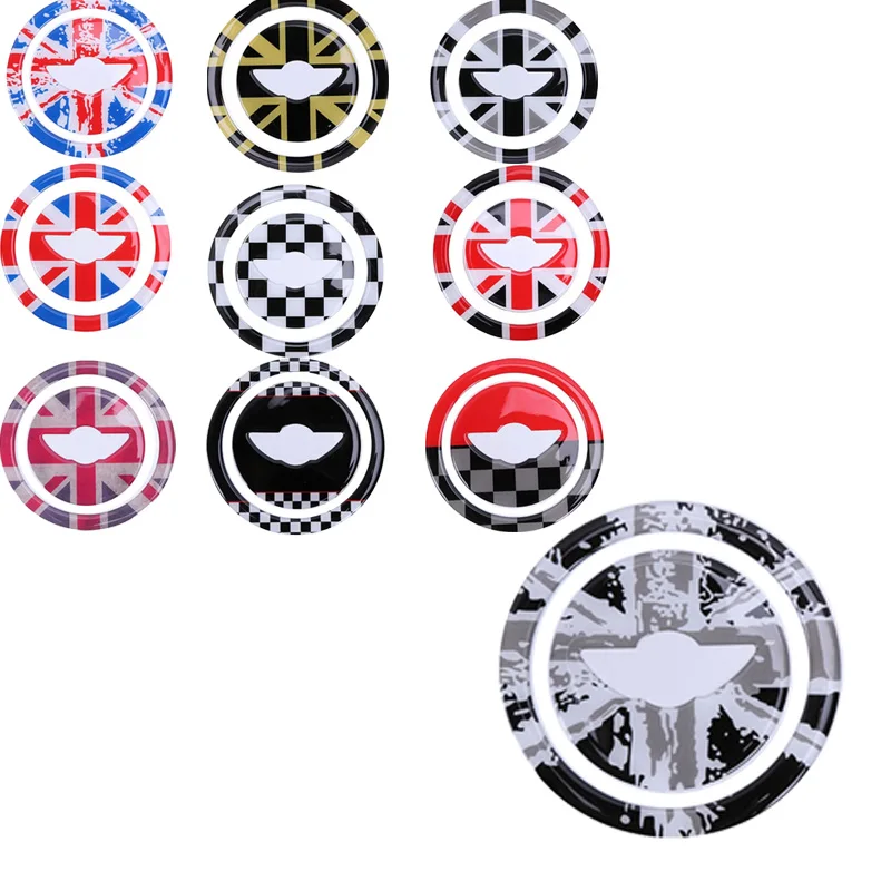 3D Dropper Adhesive Three-dimensional British Steering Wheel sticker For MINI Cooper R55 R56 R60 Interior Upgrade Accessories view 5