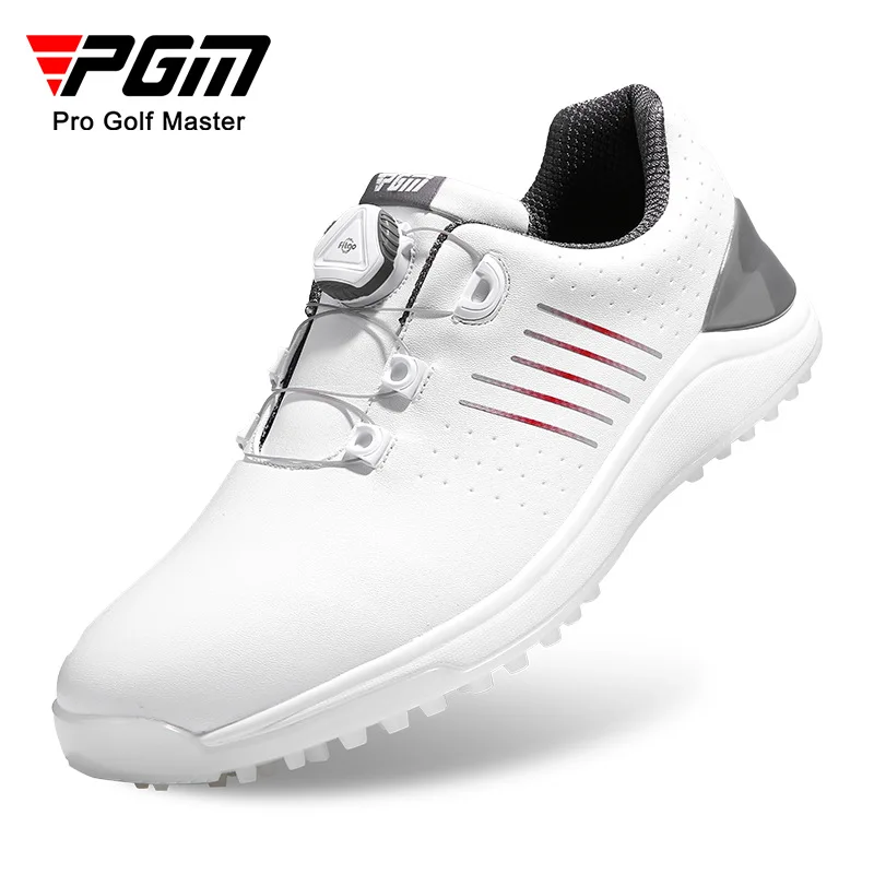 

PGM Men Golf Shoes Knob Shoelaces Anti-side Slip Waterproof Men's Sports Shoes Sneakers XZ260