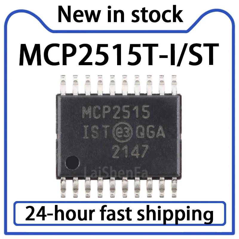 2PCS MCP2515-I/ST MCP2515T-I/ST Package TSSOP-20 Independent CAN Controller Chip Stock