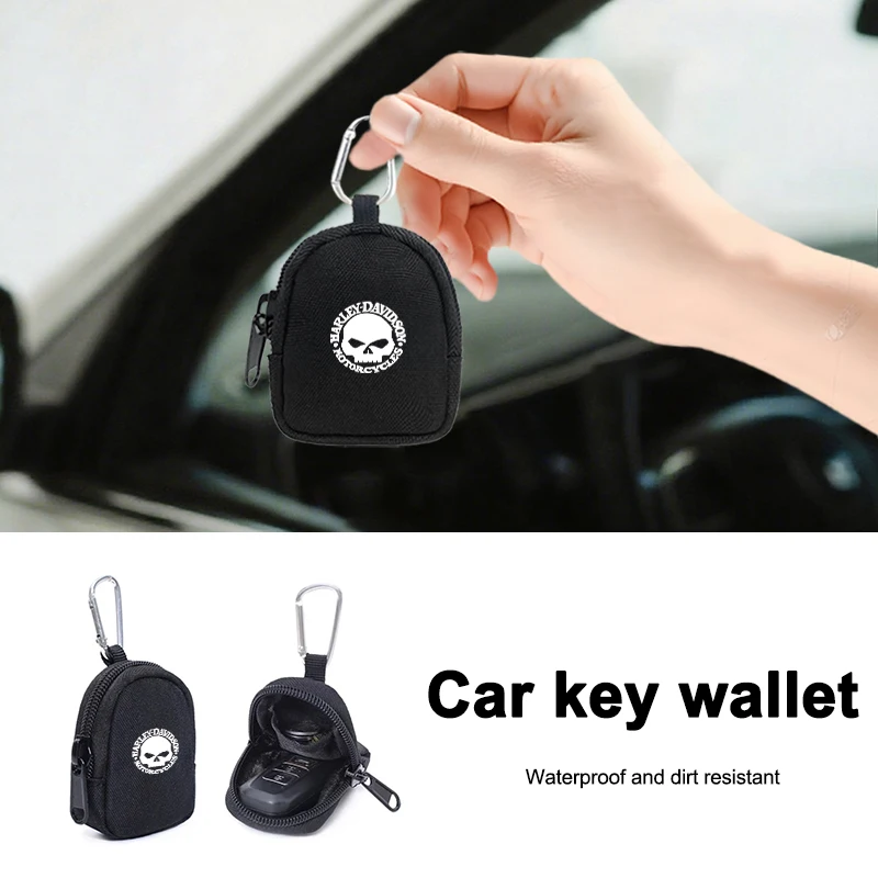 Motorcycle Key Bag Coin Wallet Tactical Accessory Key Protection Package Outside The Home Sports Small Kit For Harley Davidson - view 2