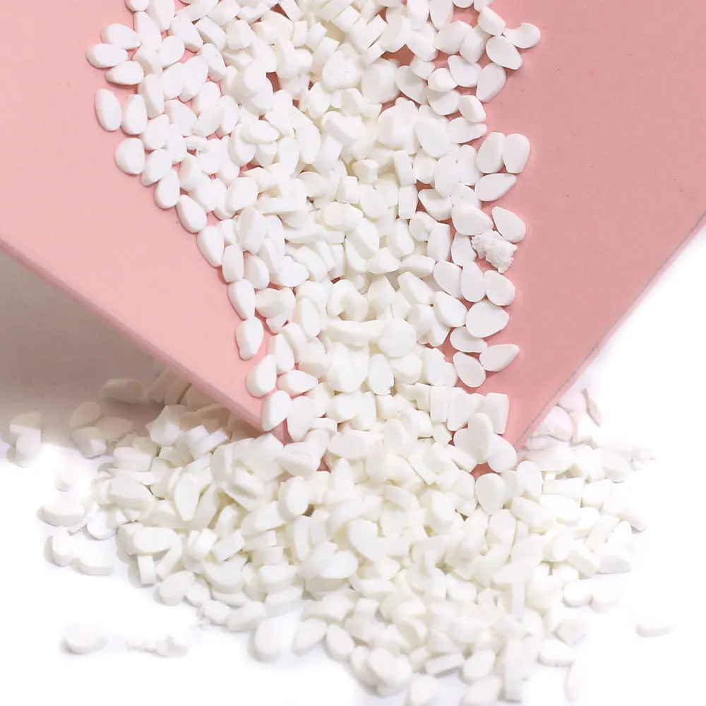 White Black Sesame Slices Polymer Clay Gingili Hot Soft Clay Food Sprinkles for DIY Crafts Making Toys Filling Accessories