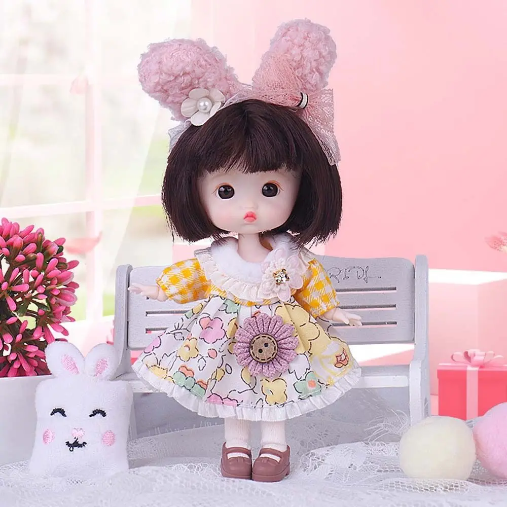 Doll Birthday Gift DIY Toy Doll Movable Joints Munecas Toys 1/12 BJD Doll Pocket Joint Doll Mini BJD Dolls Figure Action Toys