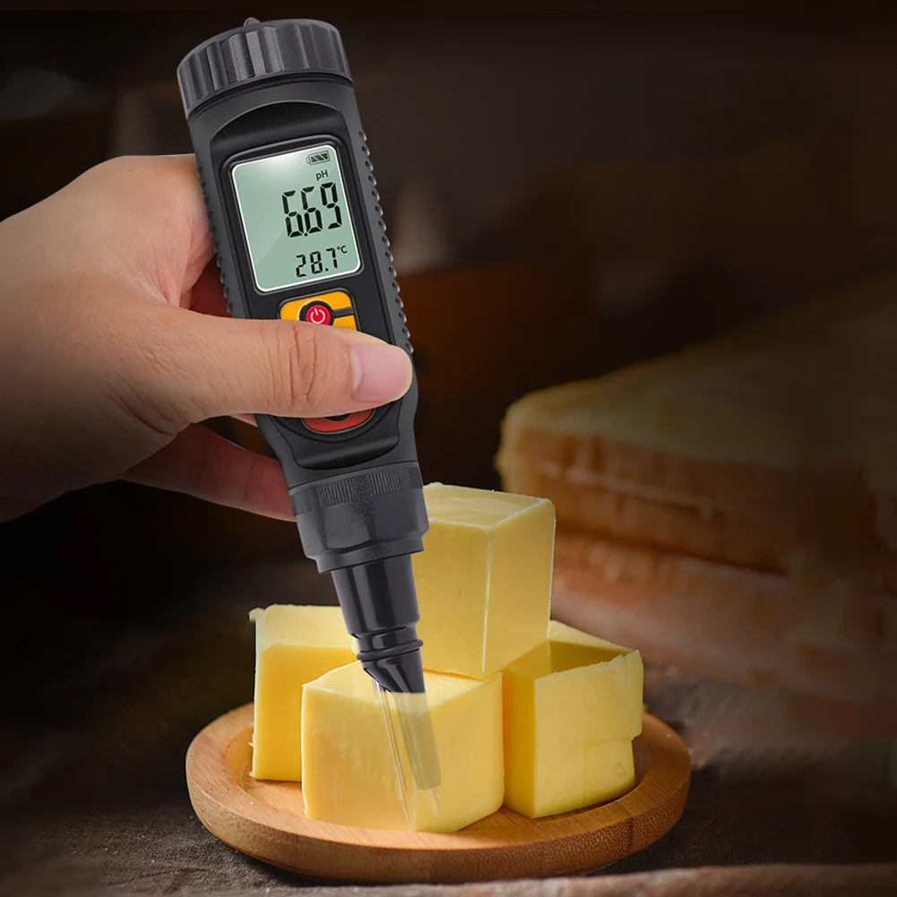 test-de-securite-des-aliments-ph-metre-numerique-compensation-automatique-de-la-temperature-mesure-rapide-et-precise-pour-produits-laitiers
