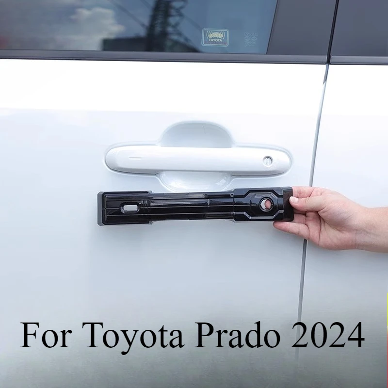

Накладки на наружные дверные ручки для Toyota Prado 2024. | Защитная декоративная накладка дверной ручки