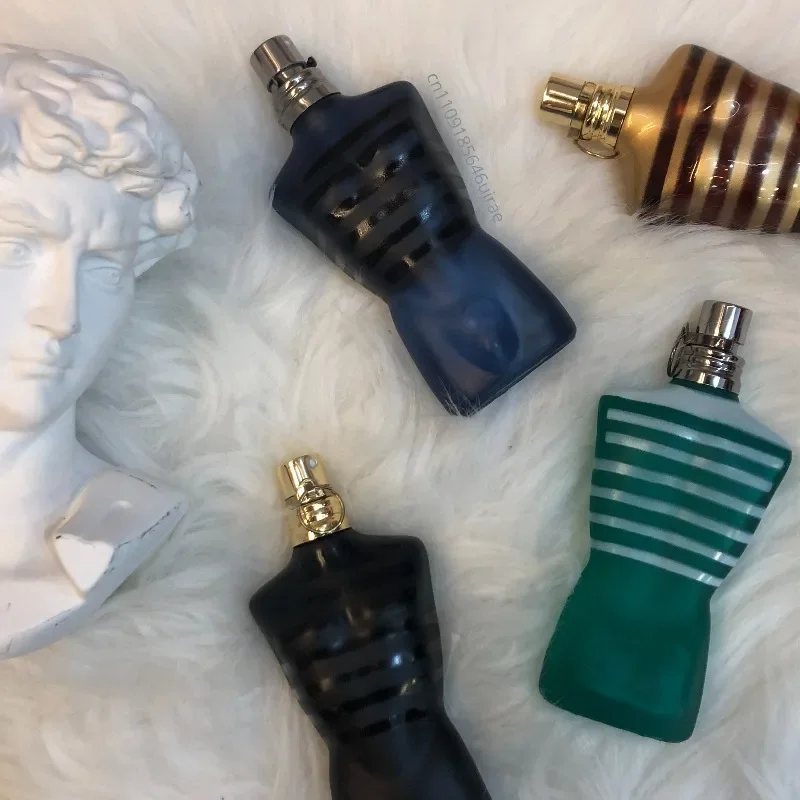 Men Portable Eau De Parfum Set 30ml*4 Long Lasting Oriental Woody Scent Rich Warm Masculine Aroma with Deep Refined Variants