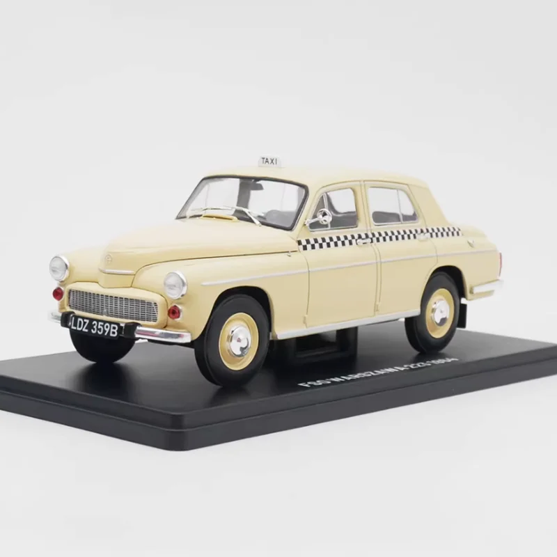 

Модель автомобиля IXO Diecast 1:24, литая под давлением, WARSZAWA 223, 1964, классический такси, имитационная статическая модель для взрослых, коллекционная игрушка