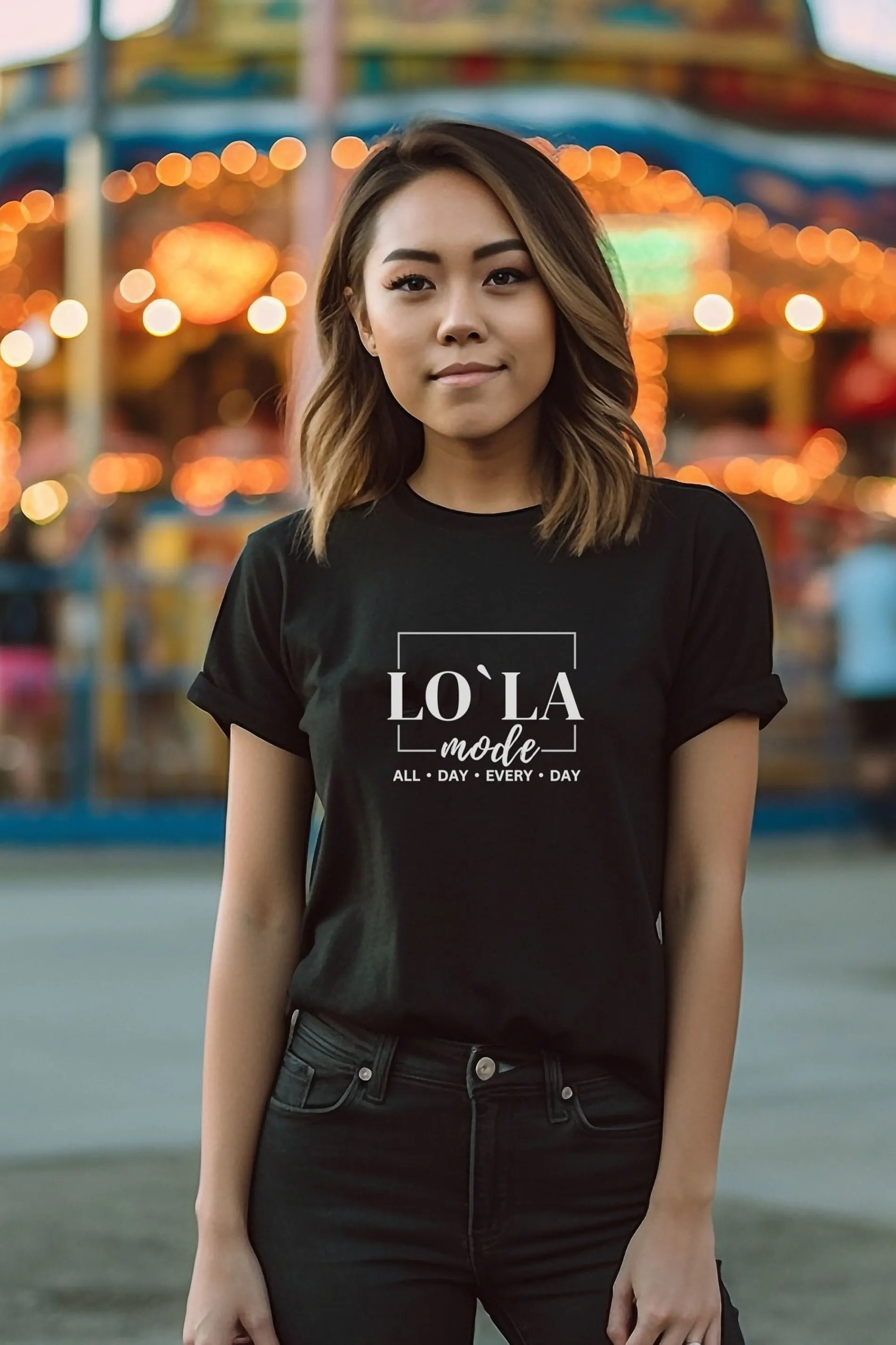 Lola Mode T shirt Asian Southeast asia philippines filipino tee pinoy pinay filipina tagalog grandma grandmother lolo