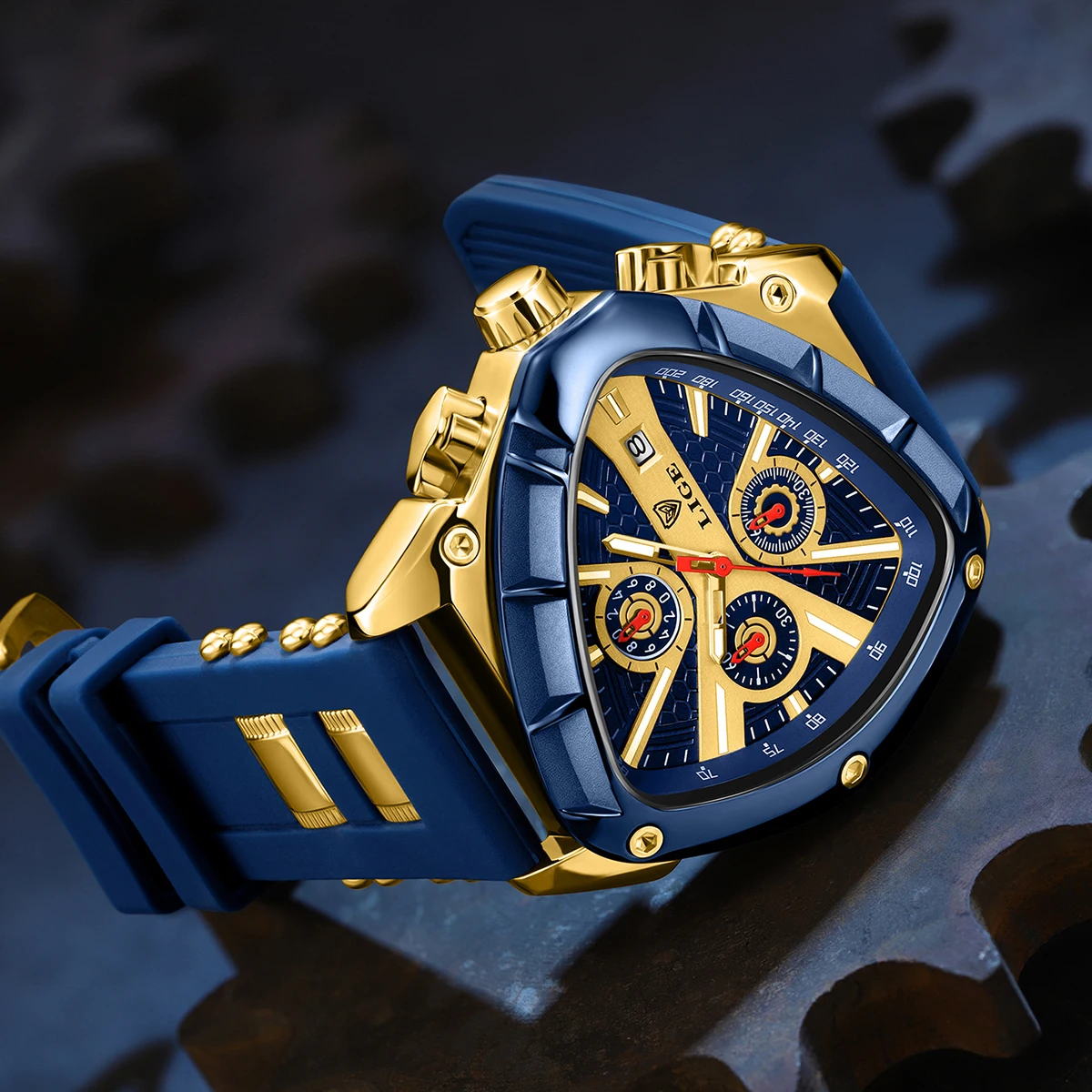 LIGE Military Men Watch Fashio - Watch Triangle Luxury recension och pris