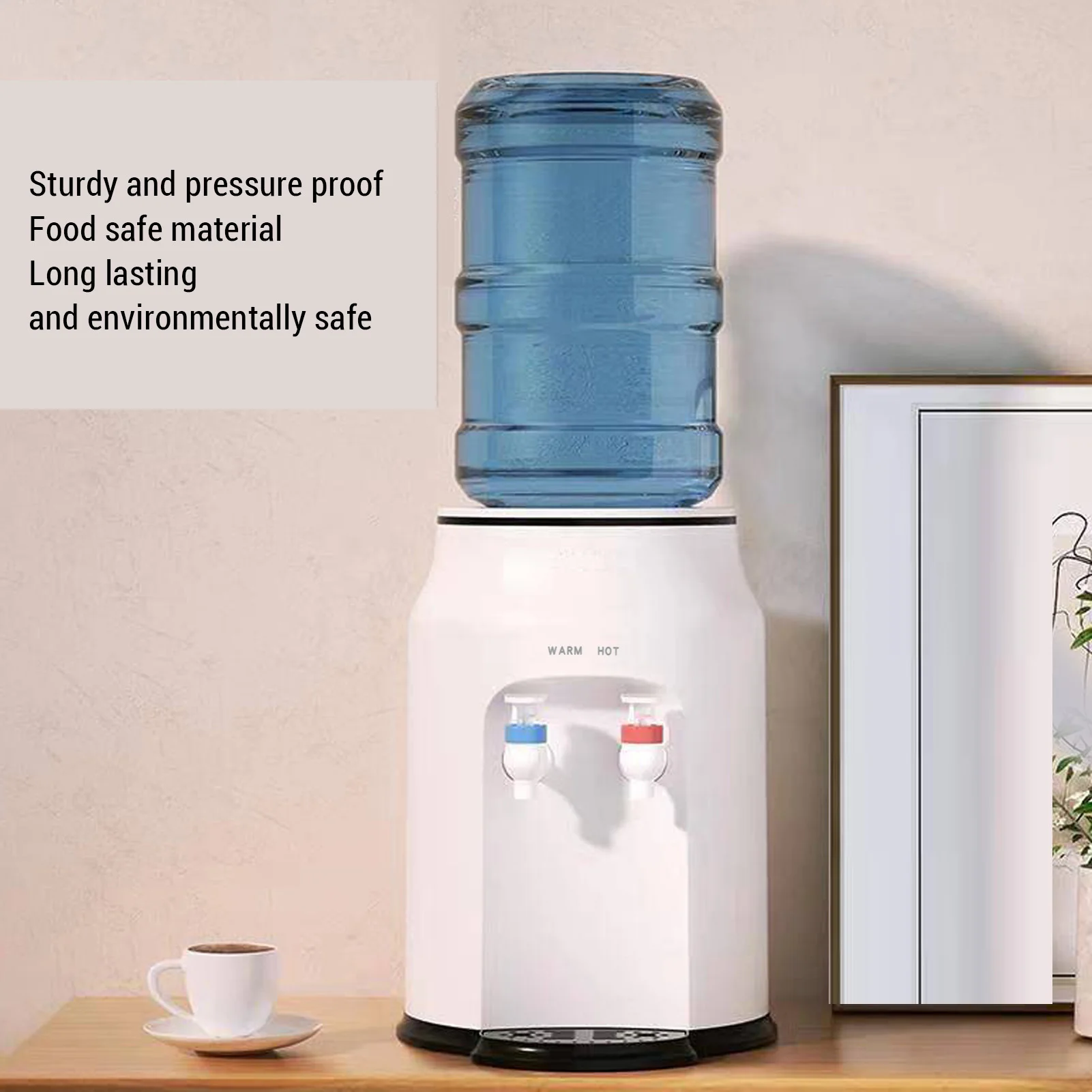 Countertop Water Dispenser 500W Top Loading Electric Water Dispenser for Hot Constant Temperature Water Supply