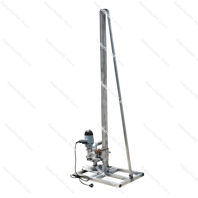 

Household Small Electric Well Drilling Machine High Power Foldable Trolley Drilling Equipment