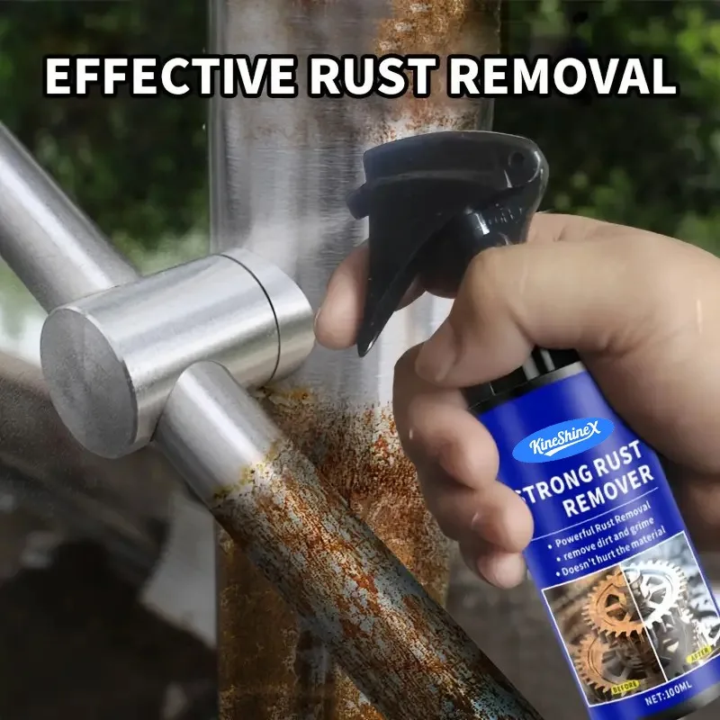 Rust Remover Spray,Dissolves Tire Rust,Protects Wheel Rims&Brake Drums,Ideal for Home Metal Surfaces,Kitchen Appliances,Car Care